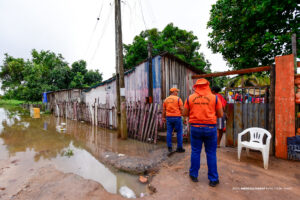 Defesa Civil Municipal reforça ações preventivas em áreas de risco durante chuvas