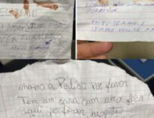 Grávida e filhos mantidos em cárcere privado são resgatados após a mulher escrever bilhete com pedido de socorro