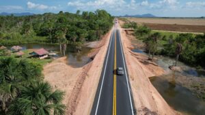 Dnit Roraima conclui primeira etapa da obra de galeria sobre o Igarapé Santa Cecília, na BR-432