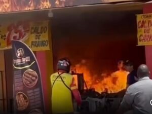 Incêndio atinge restaurante no Asa Branca, em Boa Vista