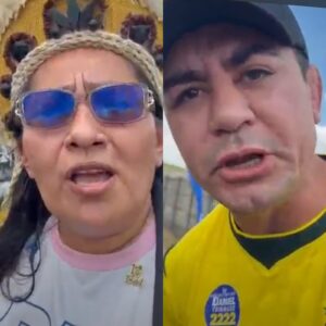 Presidente do PL Mulher em Roraima e candidato a deputado federal pelo PL são impedidos de subir no trio elétrico com Flávio Bolsonaro: ‘é uma pouca vergonha’