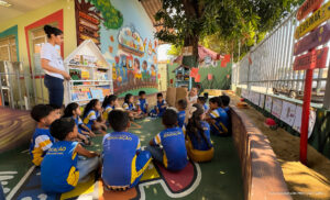 Escola de Boa Vista inaugura espaço que estimula leitura e escrita na educação infantil