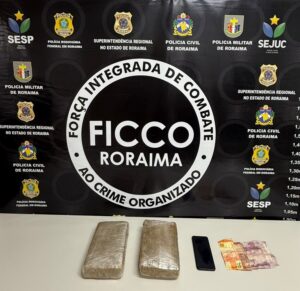 Homem é preso em flagrante com 2 kg de drogas dentro de mochila em Boa Vista